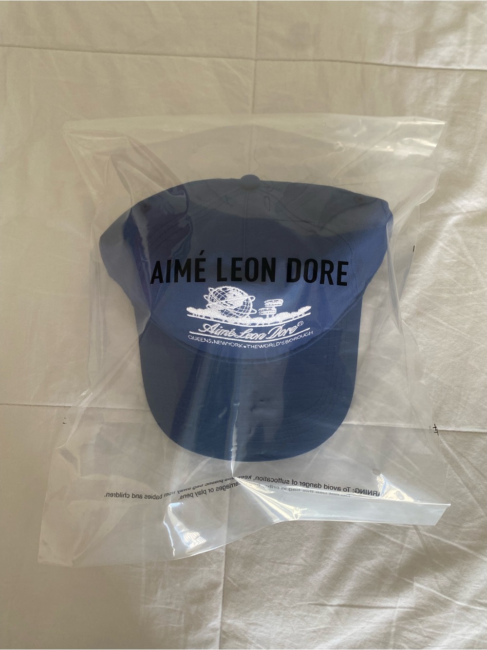 Aime Leon Dore Unisphere Hat In Royal Blue. - Picture 7 of 7